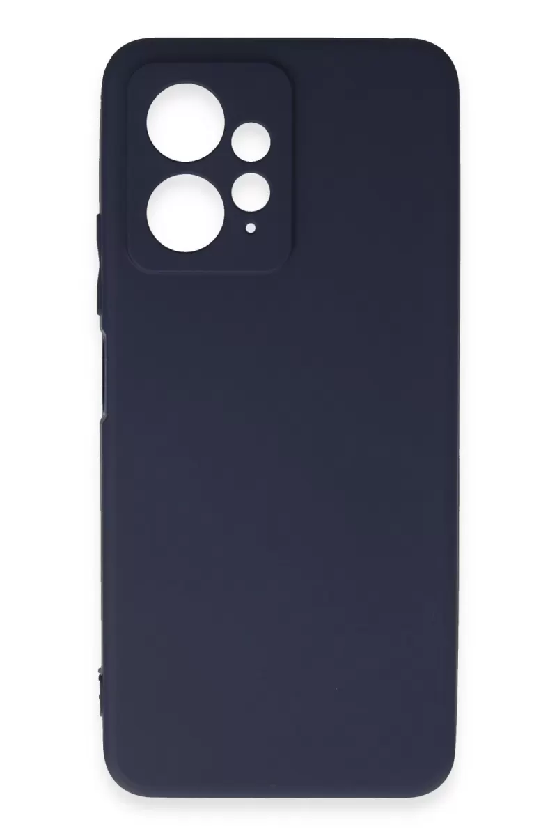 Newface Xiaomi Redmi Note 12 4G Kılıf First Silikon - Lacivert