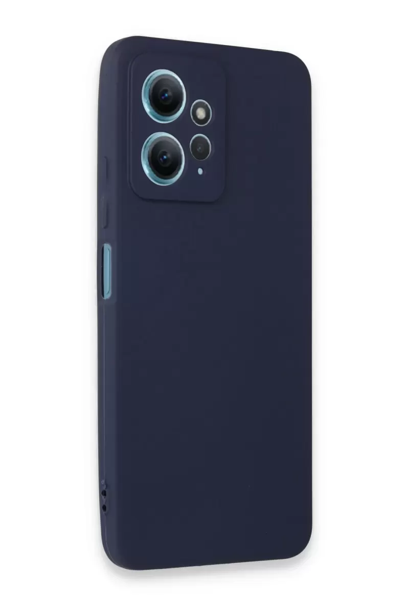 Newface Xiaomi Redmi Note 12 4G Kılıf First Silikon - Lacivert