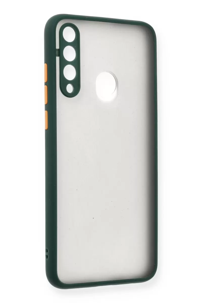 Newface Huawei Y6P Kılıf Montreal Silikon Kapak - Yeşil