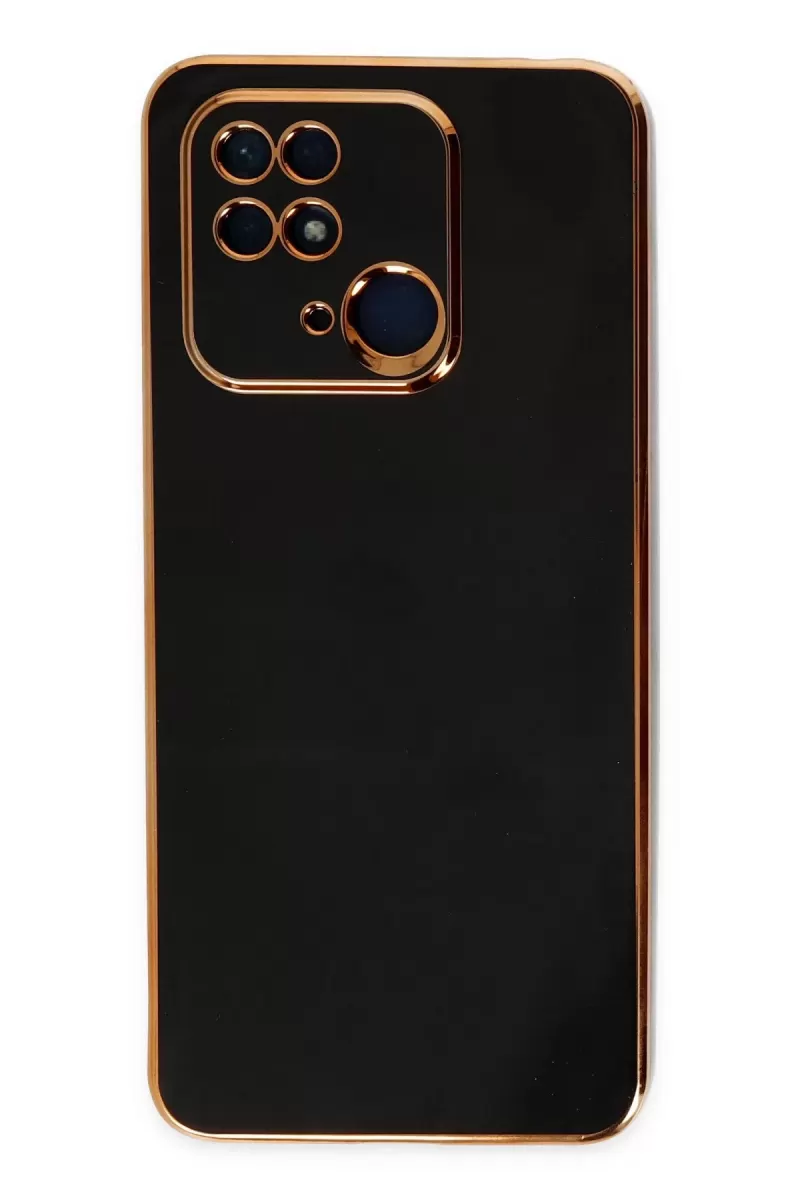 Newface Xiaomi Redmi 10C Kılıf Volet Silikon - Siyah