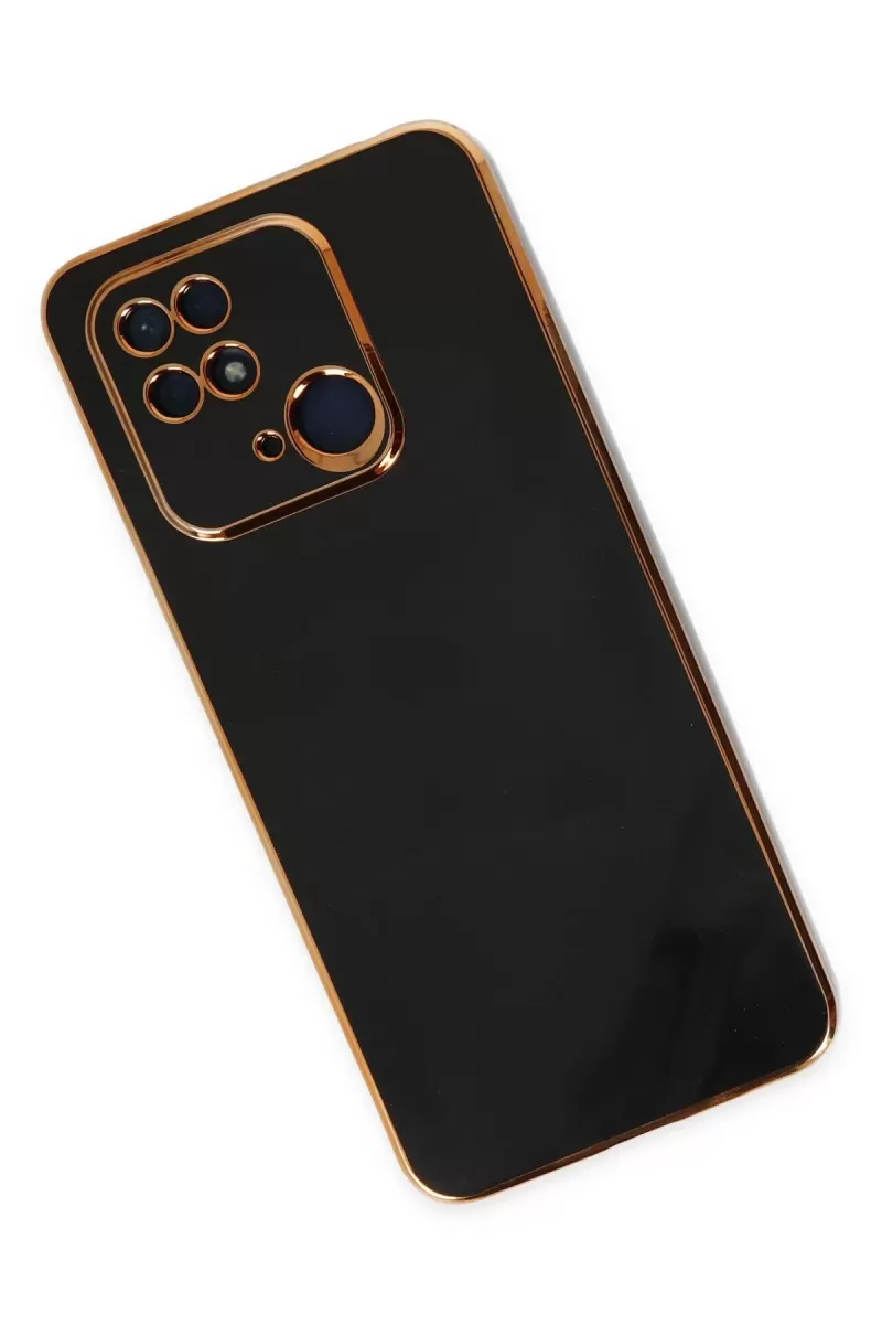 Newface Xiaomi Redmi 10C Kılıf Volet Silikon - Siyah