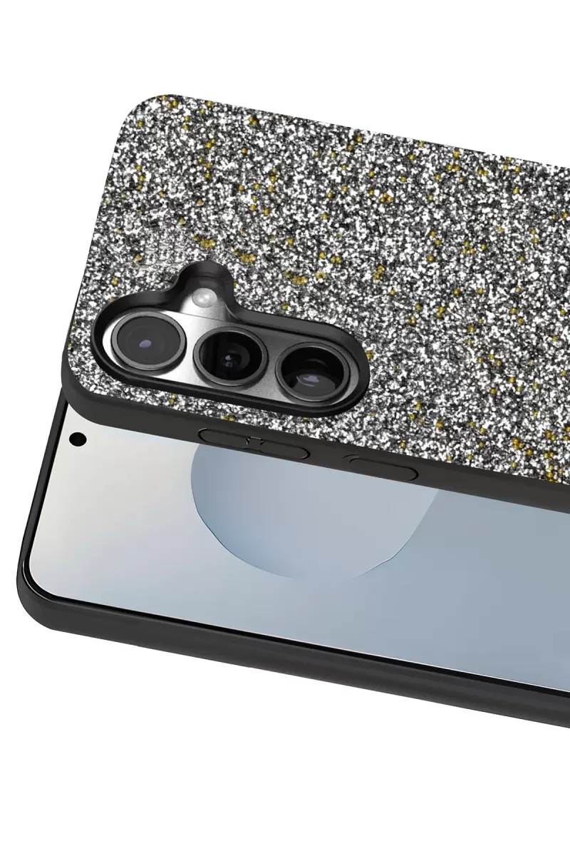 Onegif Samsung Galaxy S25 Plus Bright Simli Kapak - Gold