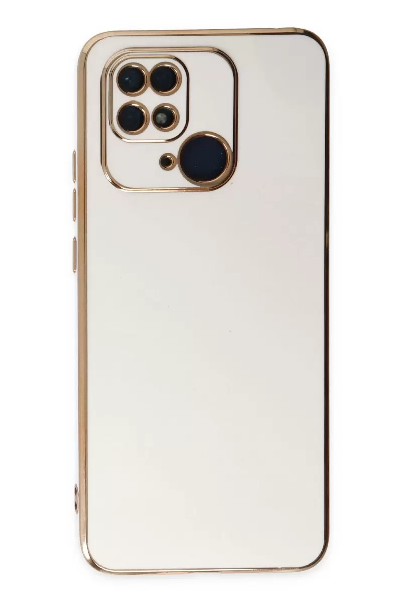 Newface Xiaomi Redmi 10C Kılıf Volet Silikon - Beyaz