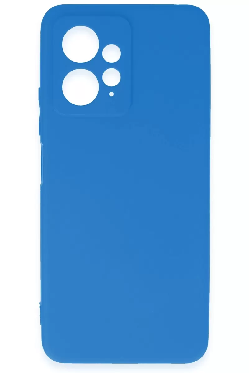 Newface Xiaomi Redmi Note 12 4G Kılıf First Silikon - Mavi