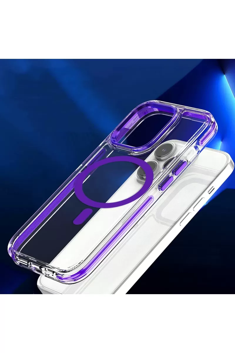 Joko Apple iPhone 15 Pro Bella Magsafe Kapak - Mavi