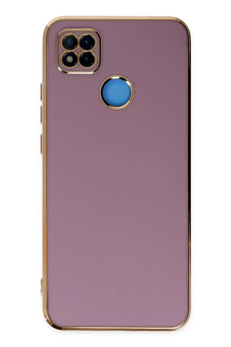 Newface Xiaomi Redmi 9C Kılıf Volet Silikon - Mor