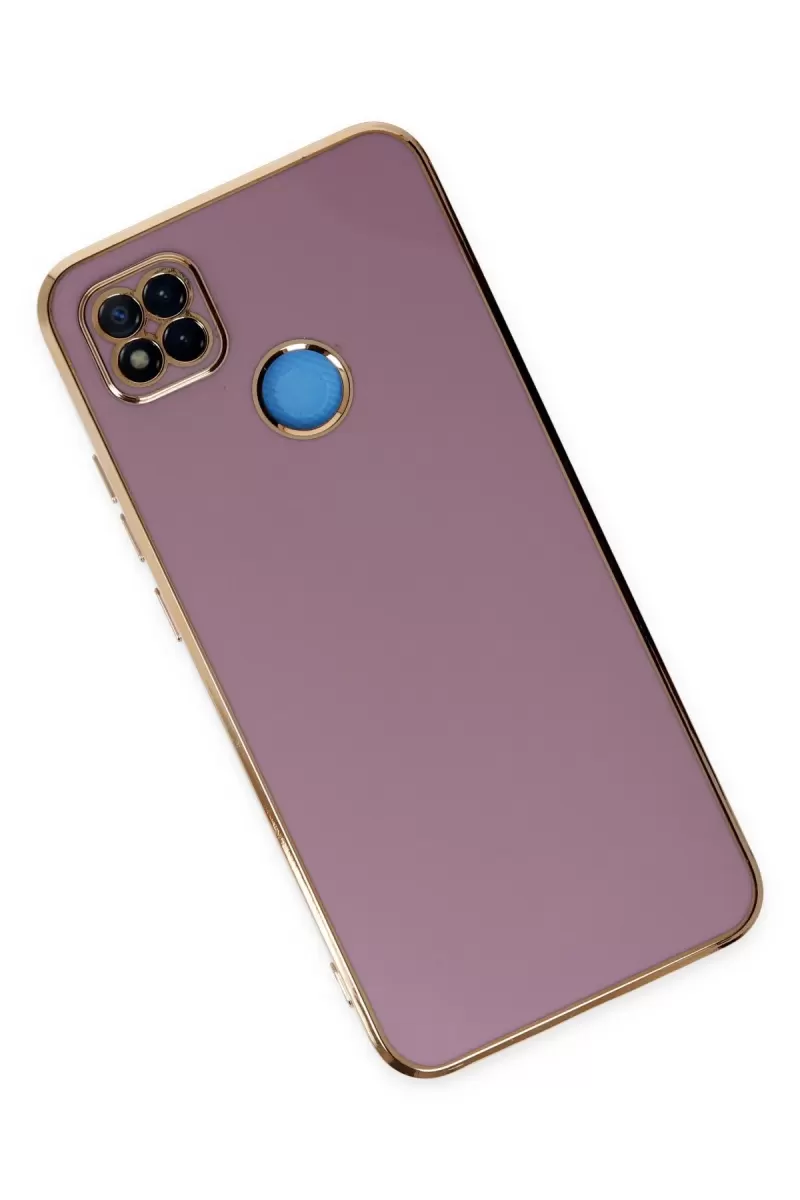 Newface Xiaomi Redmi 9C Kılıf Volet Silikon - Mor