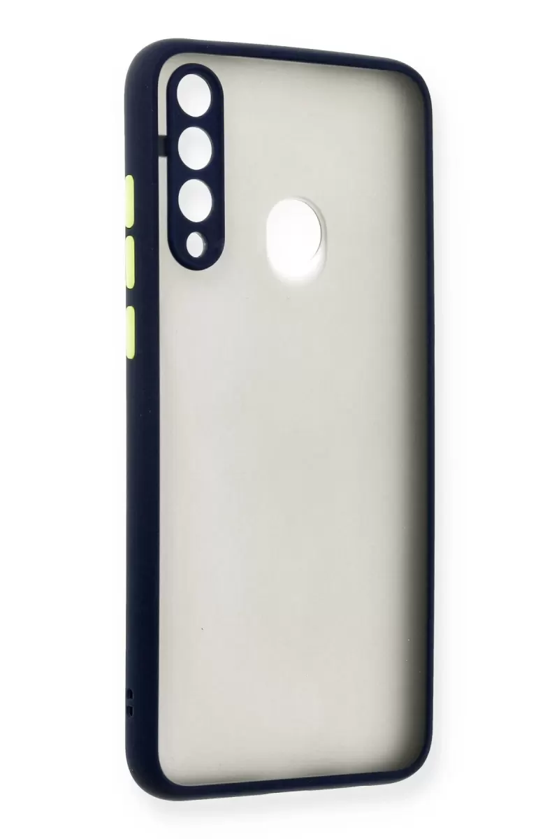 Newface Huawei Y6P Kılıf Montreal Silikon Kapak - Lacivert