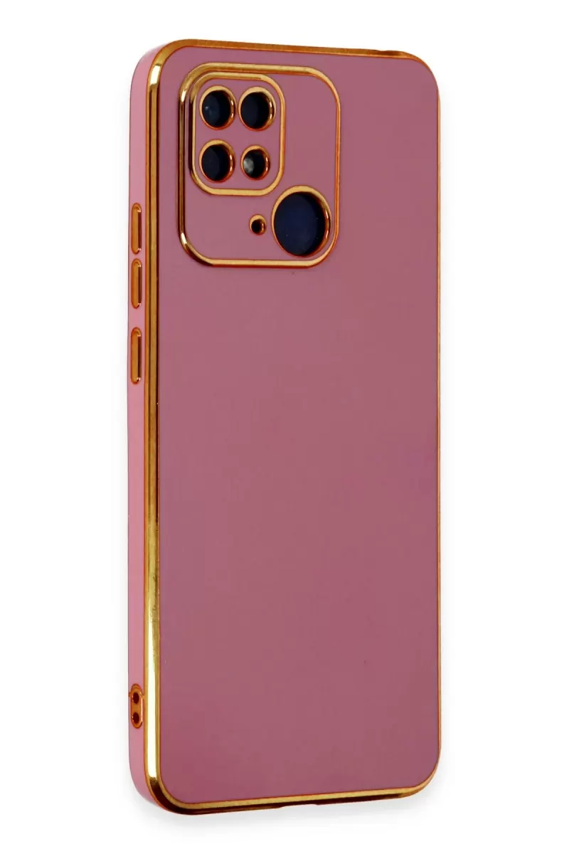 Newface Xiaomi Redmi 10C Kılıf Volet Silikon - Kırmızı