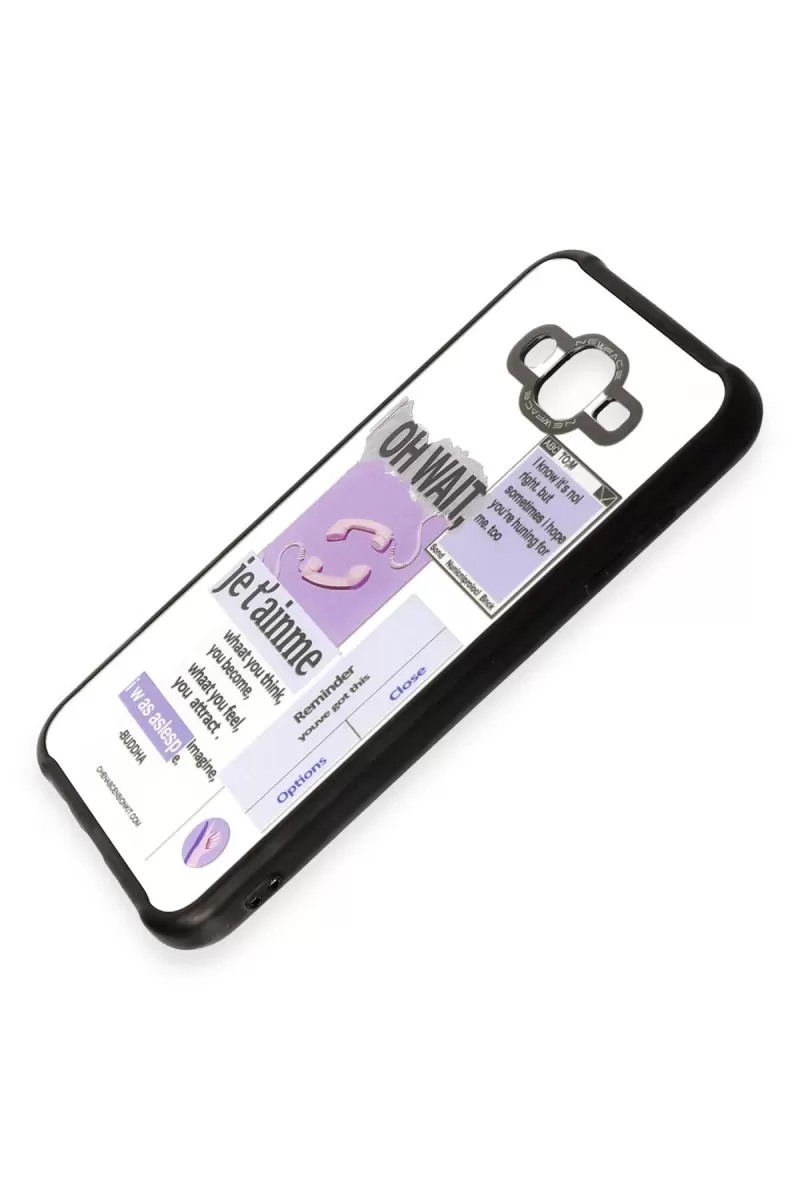 Newface Samsung Galaxy J7 Kılıf Mirror Desenli Kapak - Mirror - 4