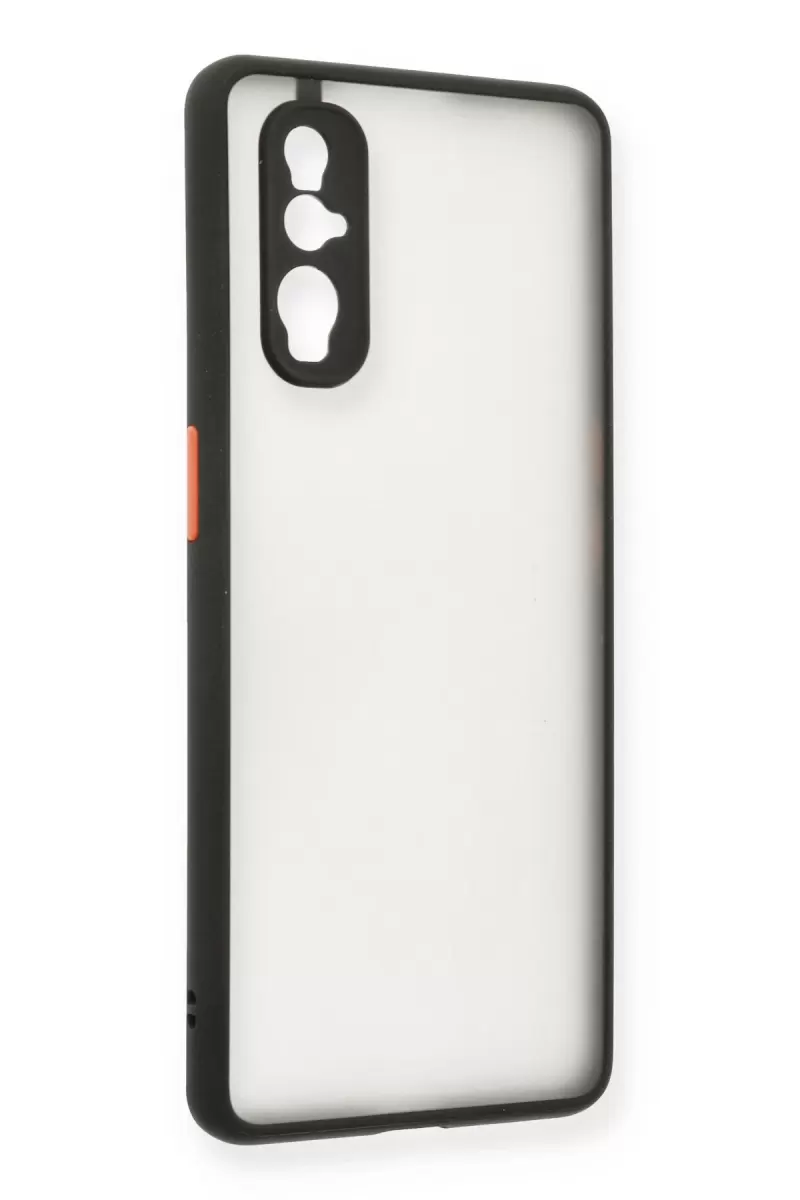 Newface Oppo Find X2 Kılıf Montreal Silikon Kapak - Siyah