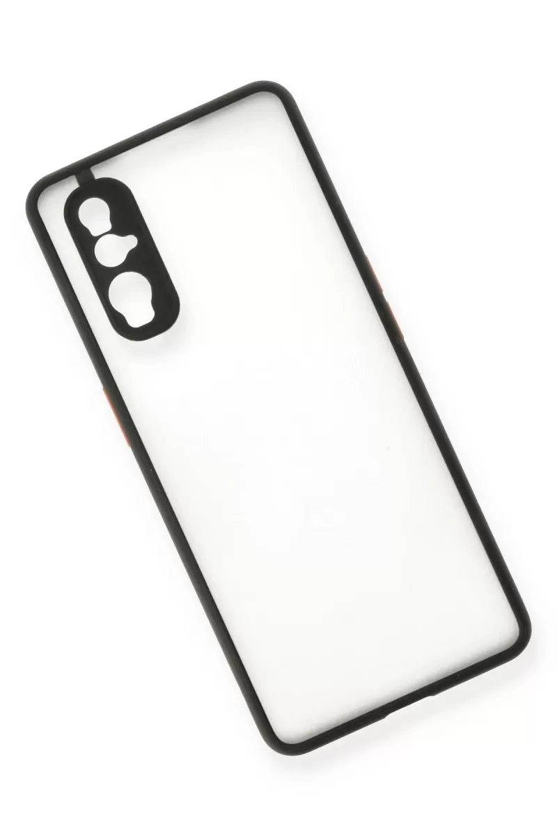 Newface Oppo Find X2 Kılıf Montreal Silikon Kapak - Siyah