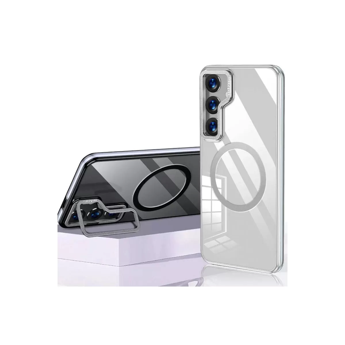 Joko Samsung Galaxy S24 Crystal Magsafe Kapak - Şeffaf