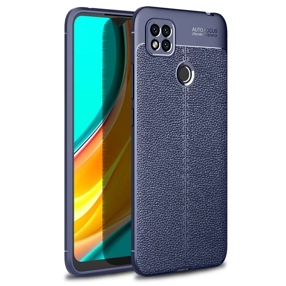 Newface Xiaomi Redmi 9C Kılıf Auto Focus Kapak - Lacivert