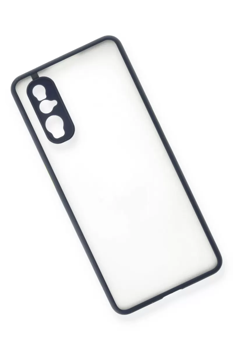 Newface Oppo Find X2 Kılıf Montreal Silikon Kapak - Lacivert