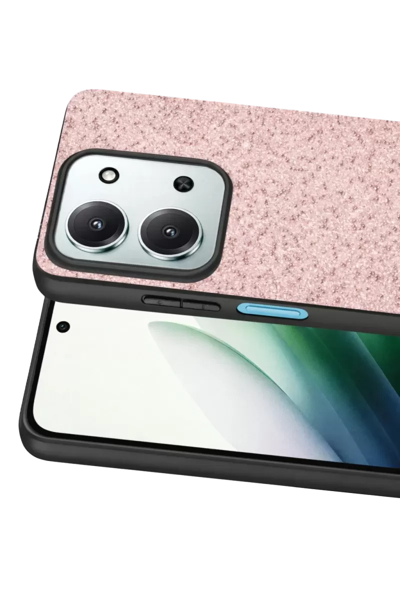 Onegif Xiaomi Redmi 15C 4G Bright Simli Kapak - Pembe
