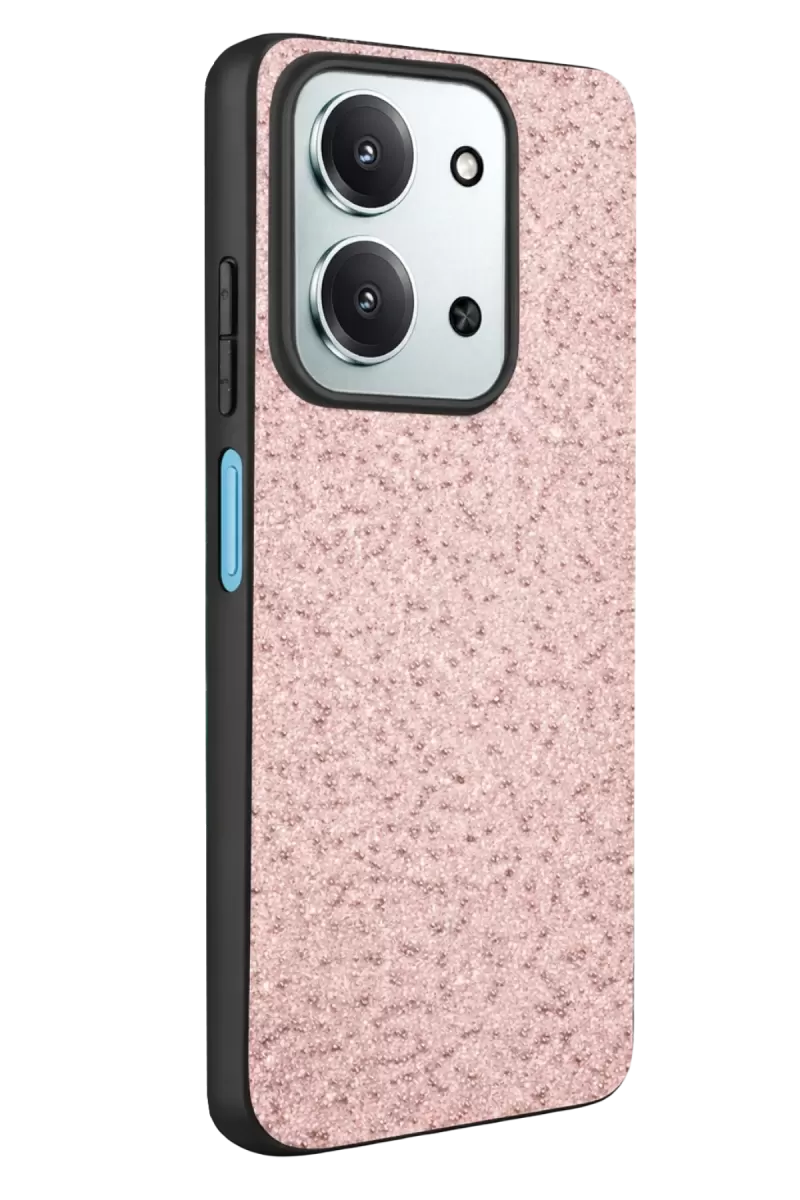 Onegif Xiaomi Redmi 15C 4G Bright Simli Kapak - Pembe