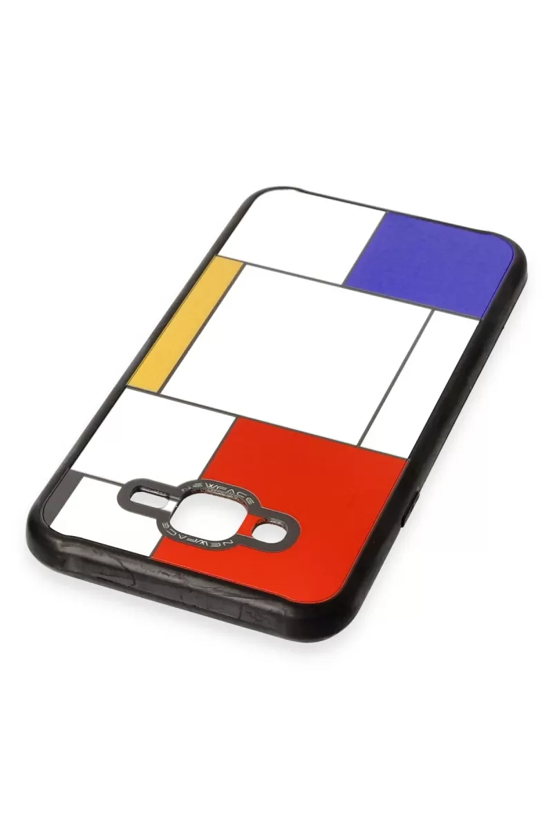 Newface Samsung Galaxy J7 Kılıf Mirror Desenli Kapak - Mirror - 9