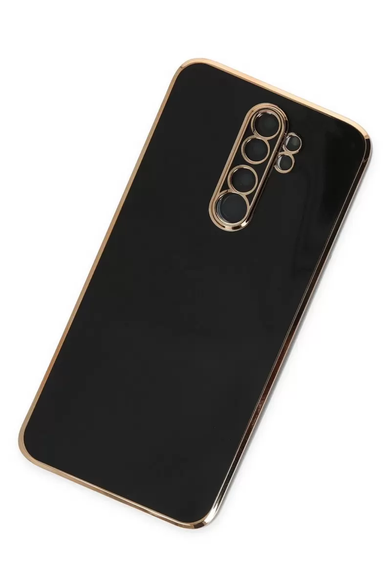 Newface Xiaomi Redmi Note 8 Pro Kılıf Volet Silikon - Siyah