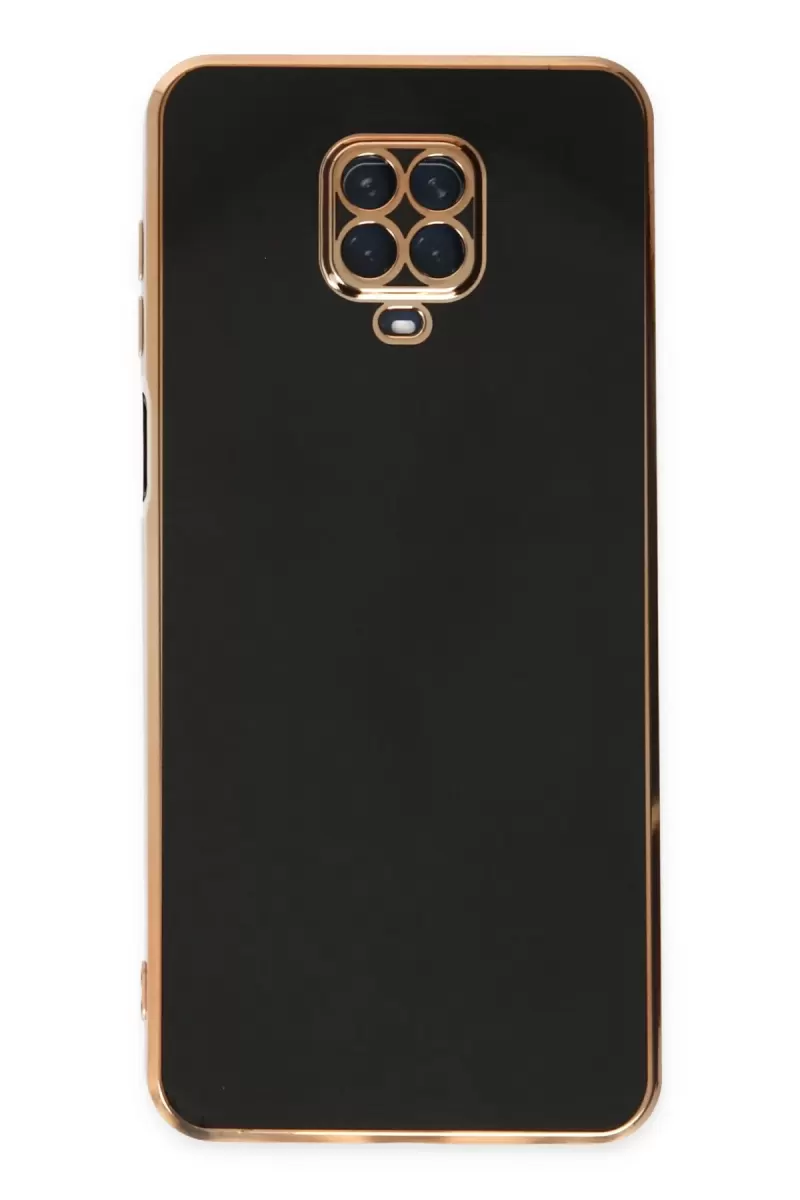 Newface Xiaomi Redmi Note 9 Pro Kılıf Volet Silikon - Siyah