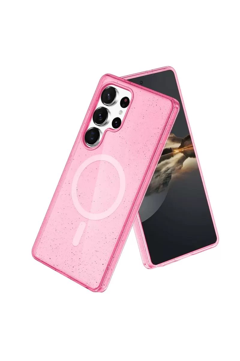 Joko Samsung Galaxy S23 Ultra Kılıf Star Magsafe Kapak - Pembe