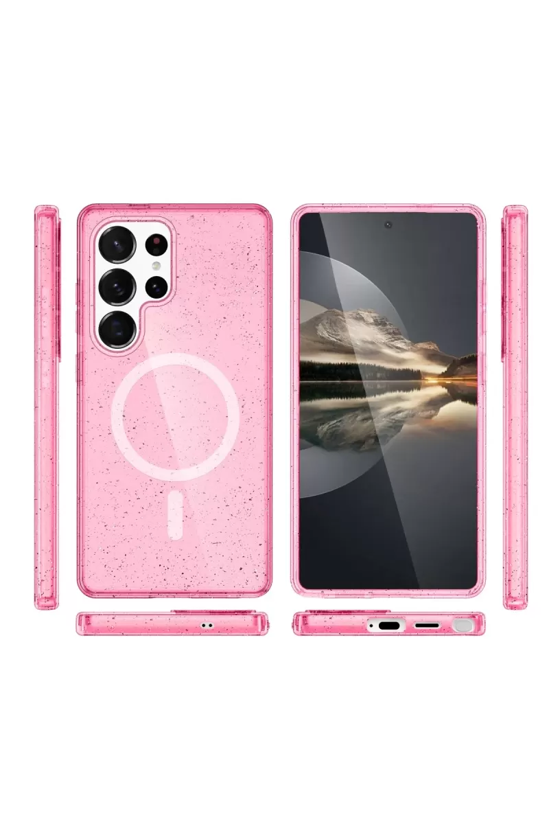 Joko Samsung Galaxy S24 Ultra Kılıf Star Magsafe Kapak - Pembe