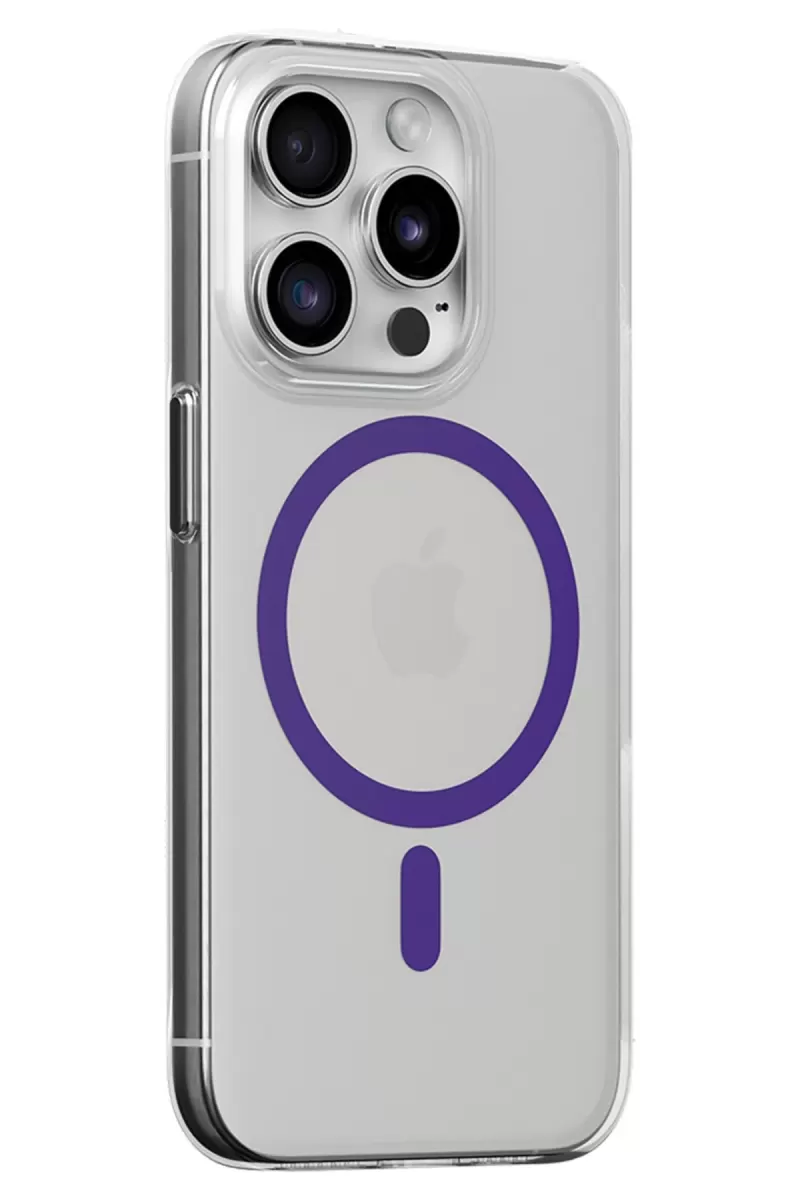 Joko Apple iPhone 14 Pro Max Kılıf Bubble Magsafe Kapak - Mor