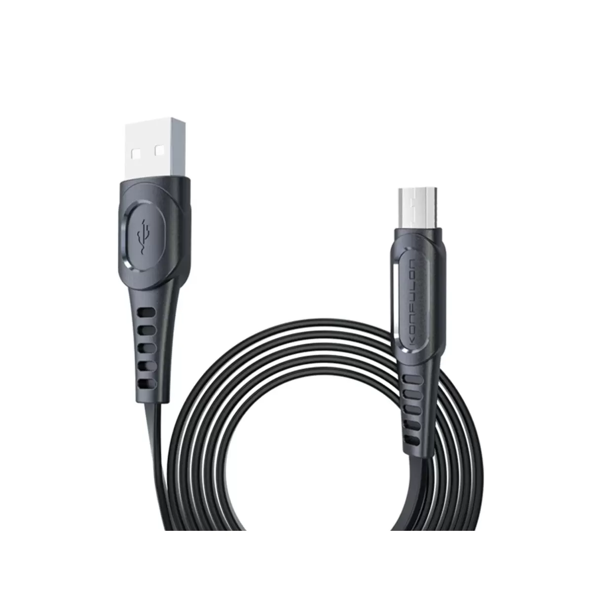 Konfulon DC01 Süper Hızlı Micro USB Kablo 1M 2.4A - Siyah