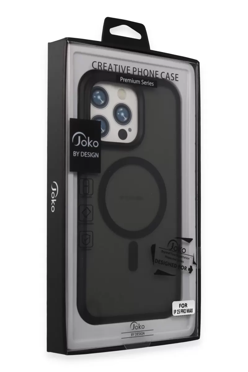 Joko Apple iPhone 15 Pro Toras Airbag Magsafe Kapak - Siyah