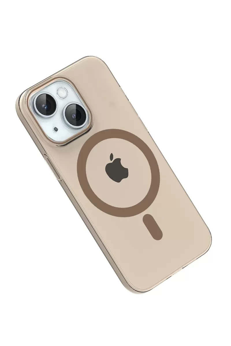 Joko Apple iPhone 14 PC Blank Magsafe Kapak - Çöl Titanyum