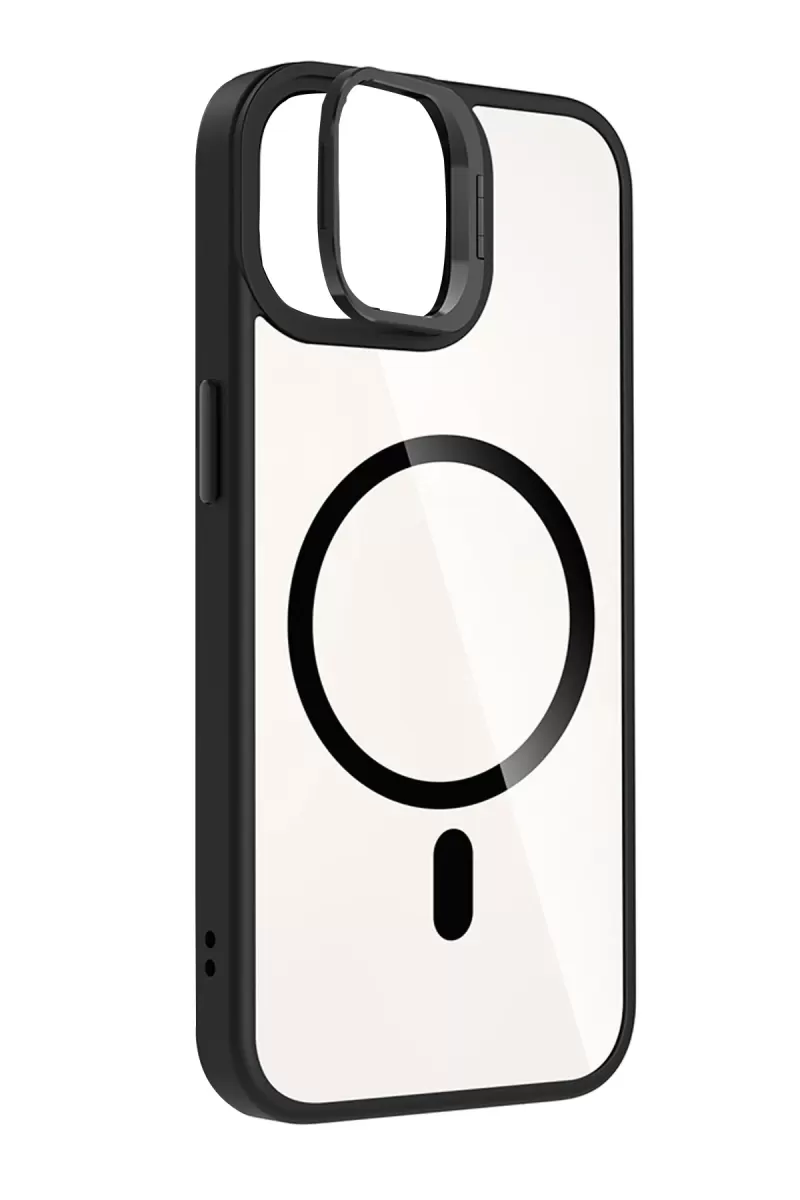 Joko Apple iPhone 11 Remim Lensli Magsafe Standlı Kapak - Siyah