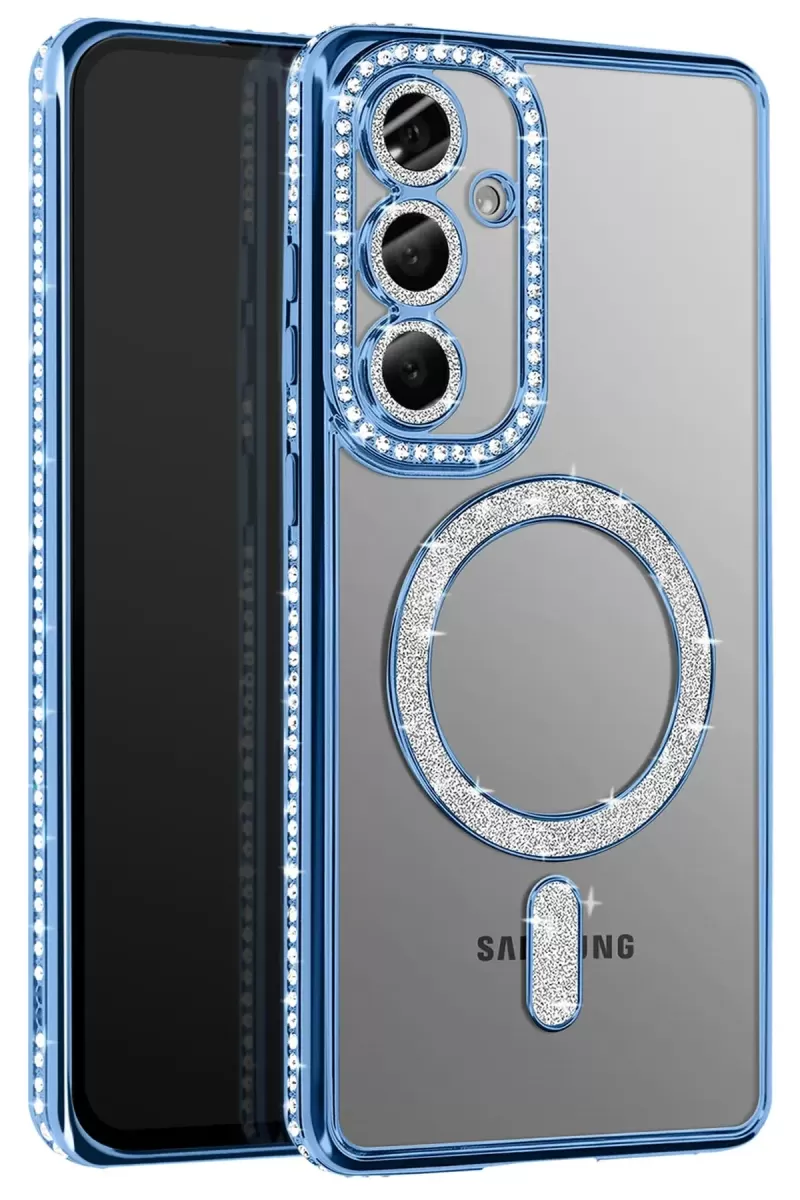 Newface Samsung Galaxy S26 Joke Simli Magneticsafe Kılıf - Mavi