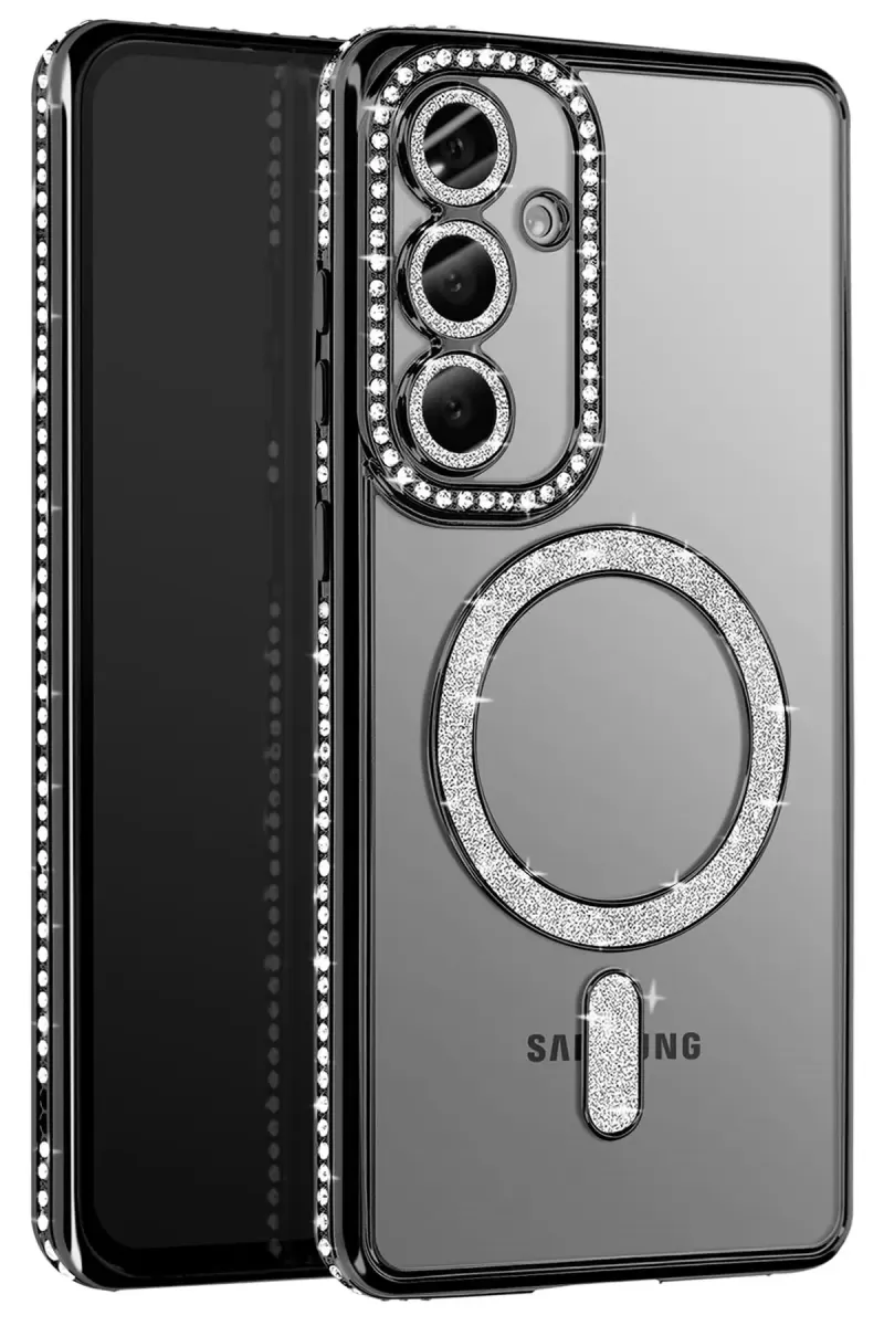 Newface Samsung Galaxy S26 Joke Simli Magneticsafe Kılıf - Siyah