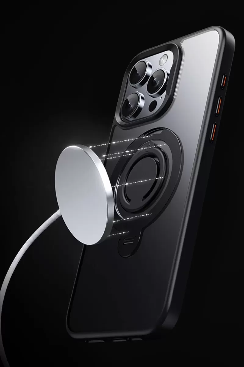 Joko Apple iPhone 16 Avatar 360 Dönen Magsafe Kapak - Lacivert