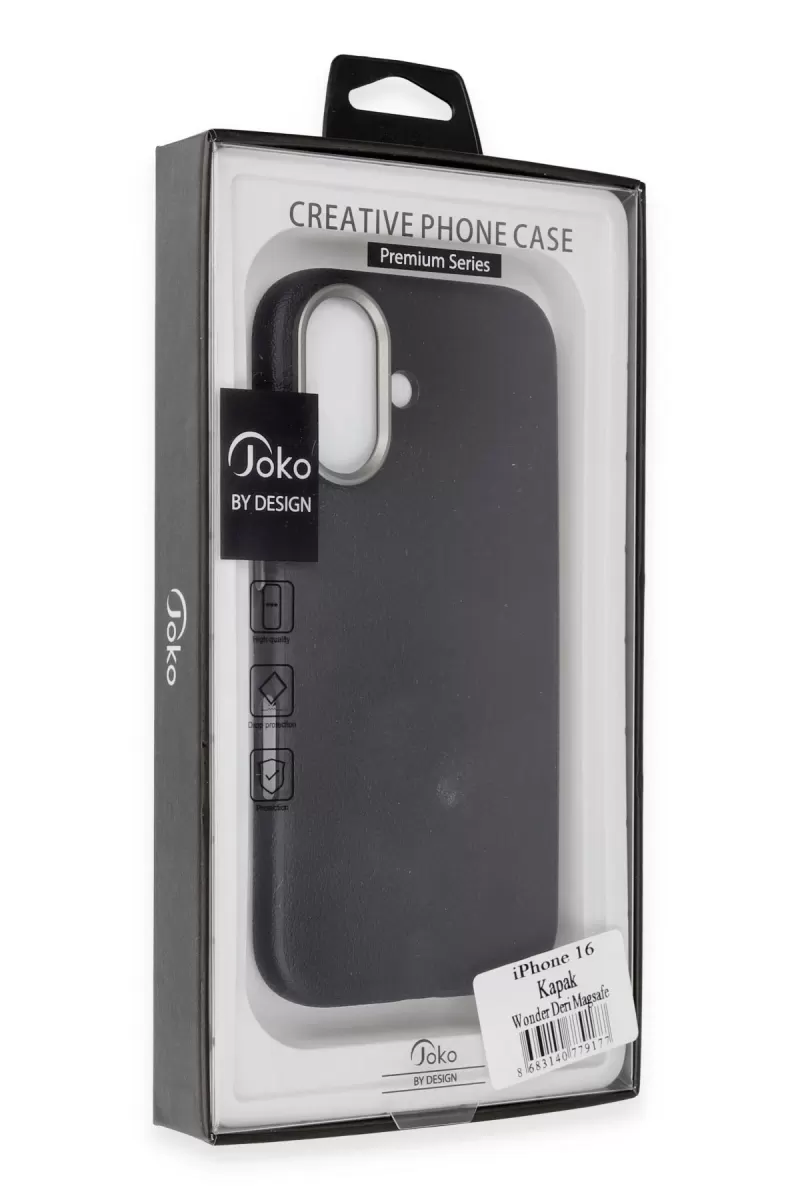 Joko Apple iPhone 16 Wonder Deri Magsafe Kapak - Kahverengi