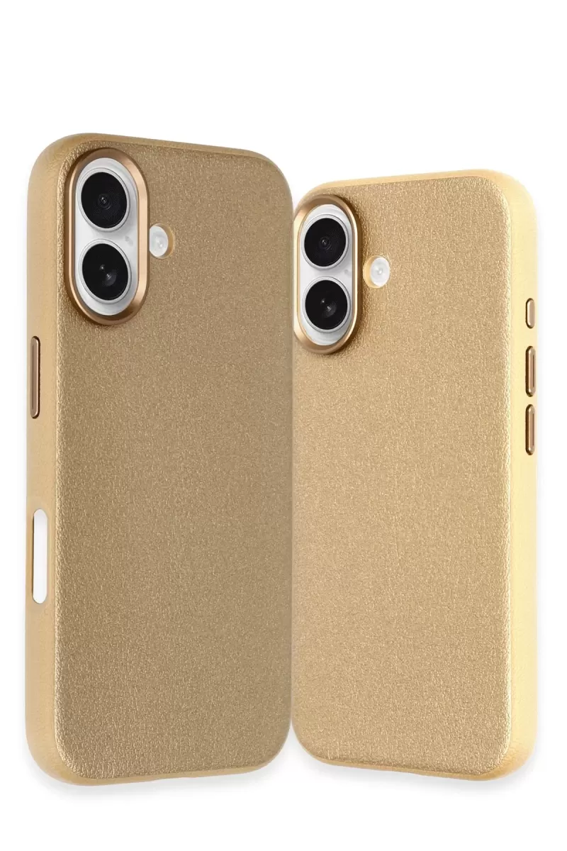 Joko Apple iPhone 16 Wonder Deri Magsafe Kapak - Bronz