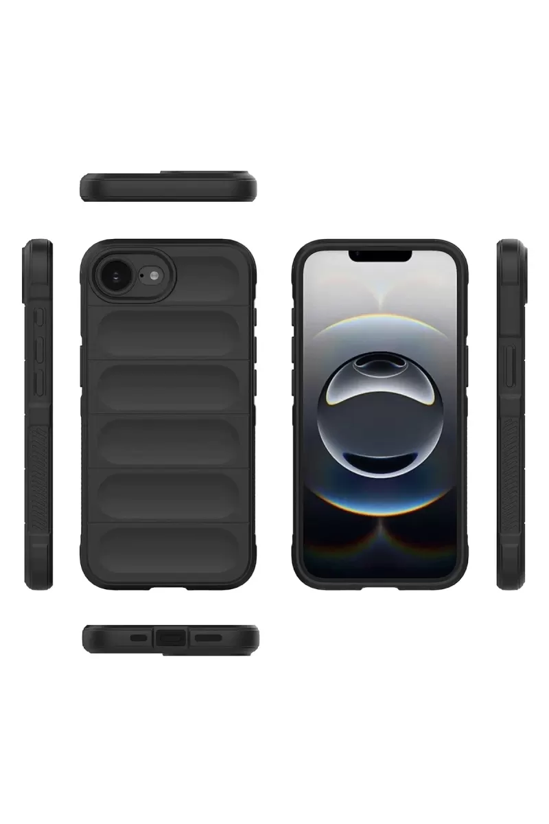 Newface Apple iPhone 16E Kılıf Optimum Silikon - Koyu Yeşil