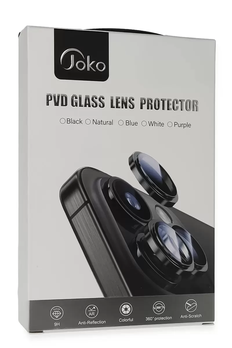 Joko Apple iPhone 13 PVD Metal Kamera Lens - Natural Grey