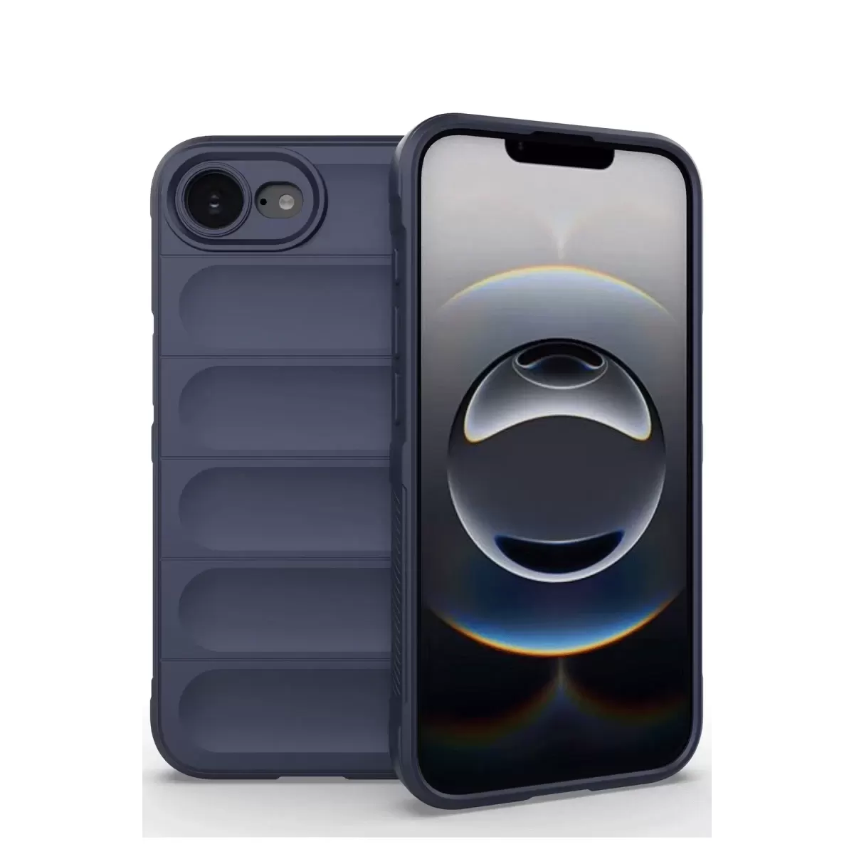 Newface Apple iPhone 16E Kılıf Optimum Silikon - Lacivert