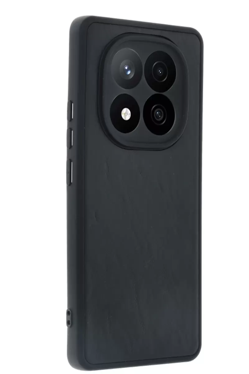 Newface Xiaomi Redmi Note 14 Pro 4G Kılıf Aras Deri Kapak - Siyah