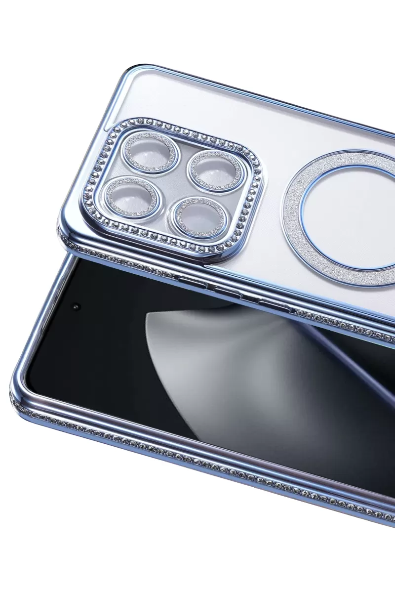 Newface Xiaomi Mi 15T Pro Joke Simli Magneticsafe Kılıf - Mavi