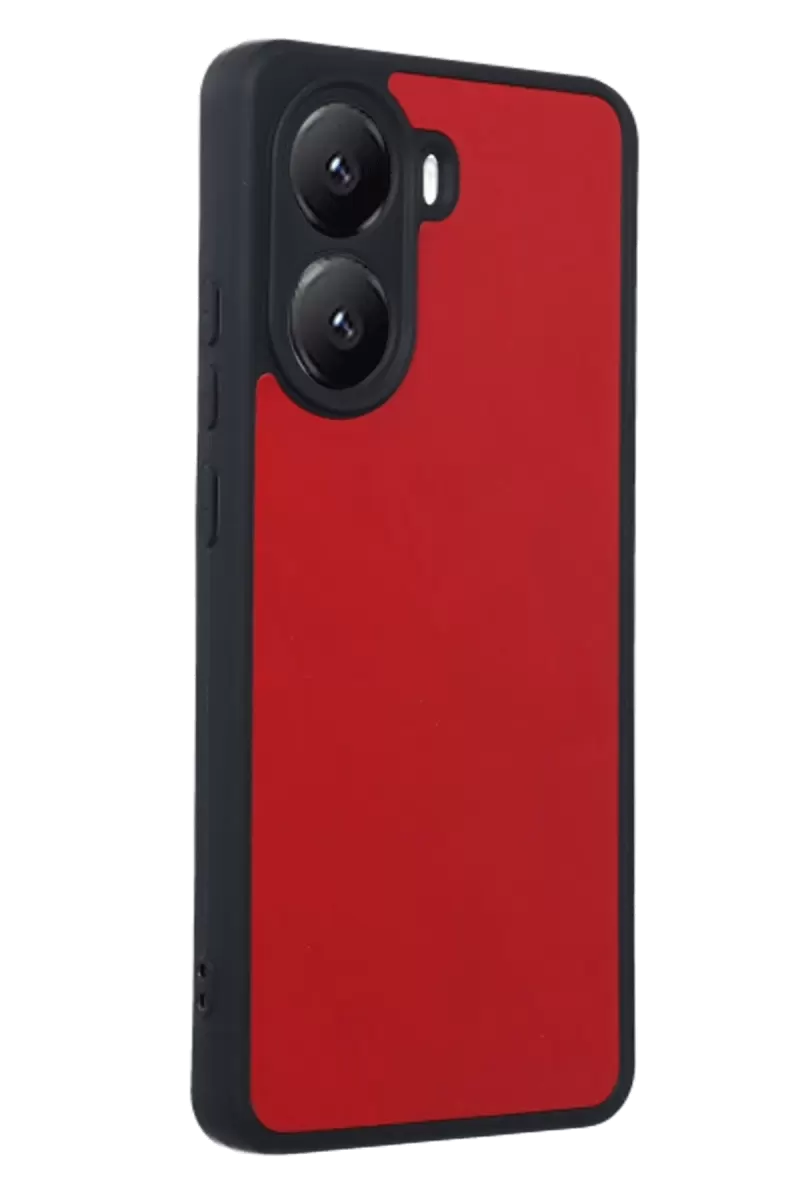 Newface Xiaomi Poco X7 Pro Kılıf Aras Deri Kapak - Kırmızı