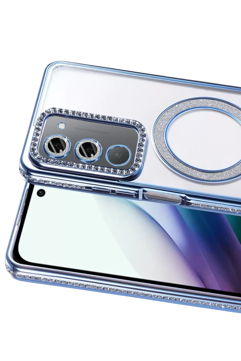 Newface Xiaomi Redmi 15 4G Joke Simli Magneticsafe Kılıf - Mavi