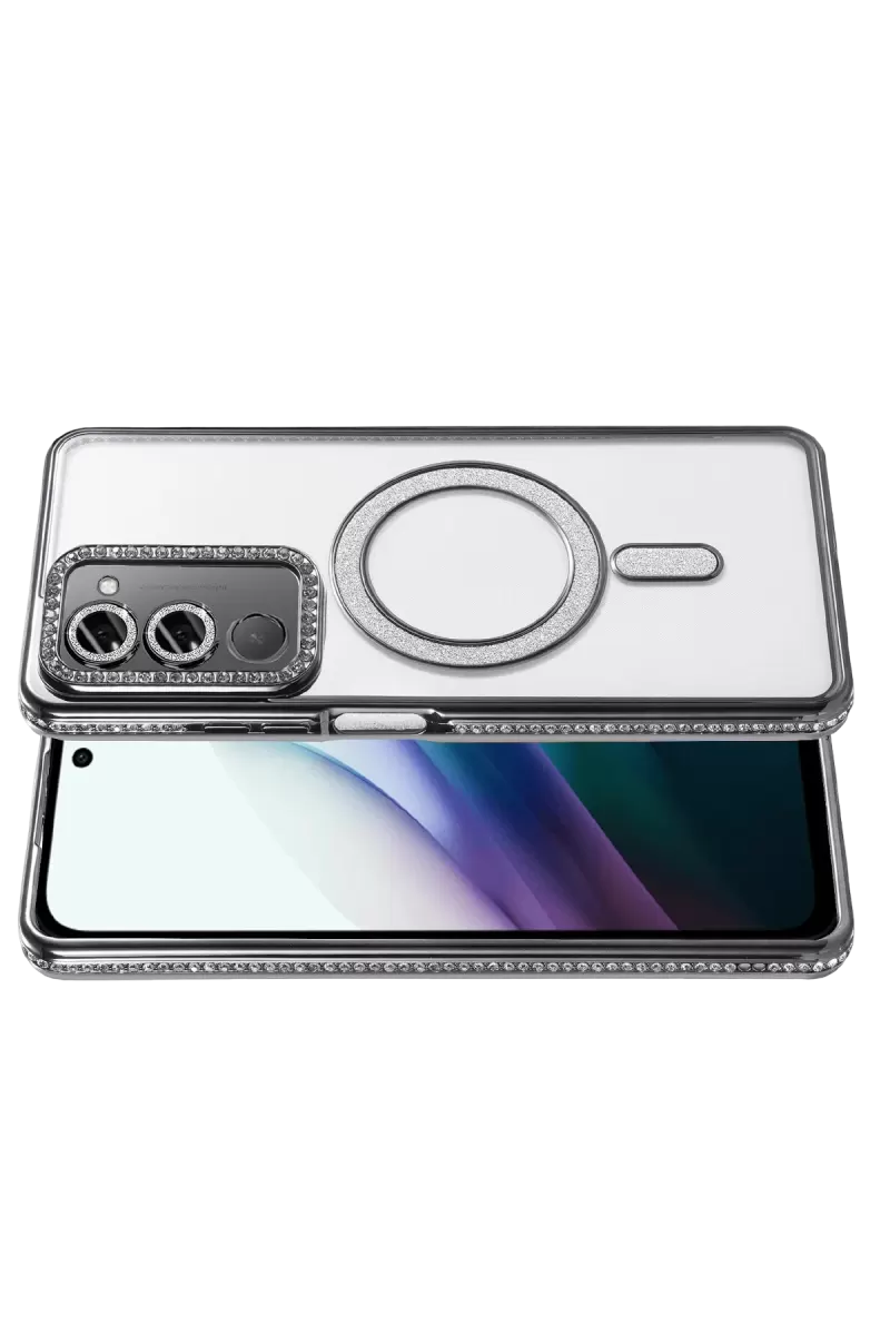 Newface Xiaomi Redmi 15 4G Joke Simli Magneticsafe Kılıf - Siyah