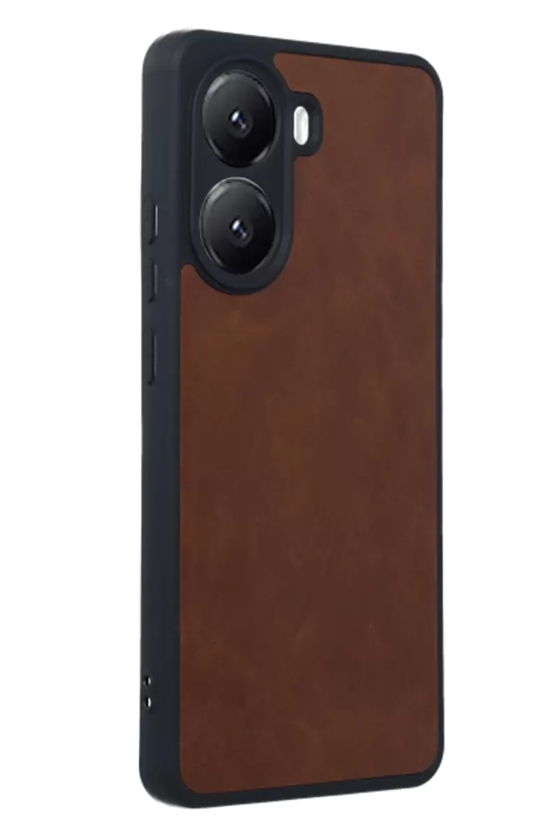 Newface Xiaomi Poco X7 Pro Kılıf Aras Deri Kapak - Taba
