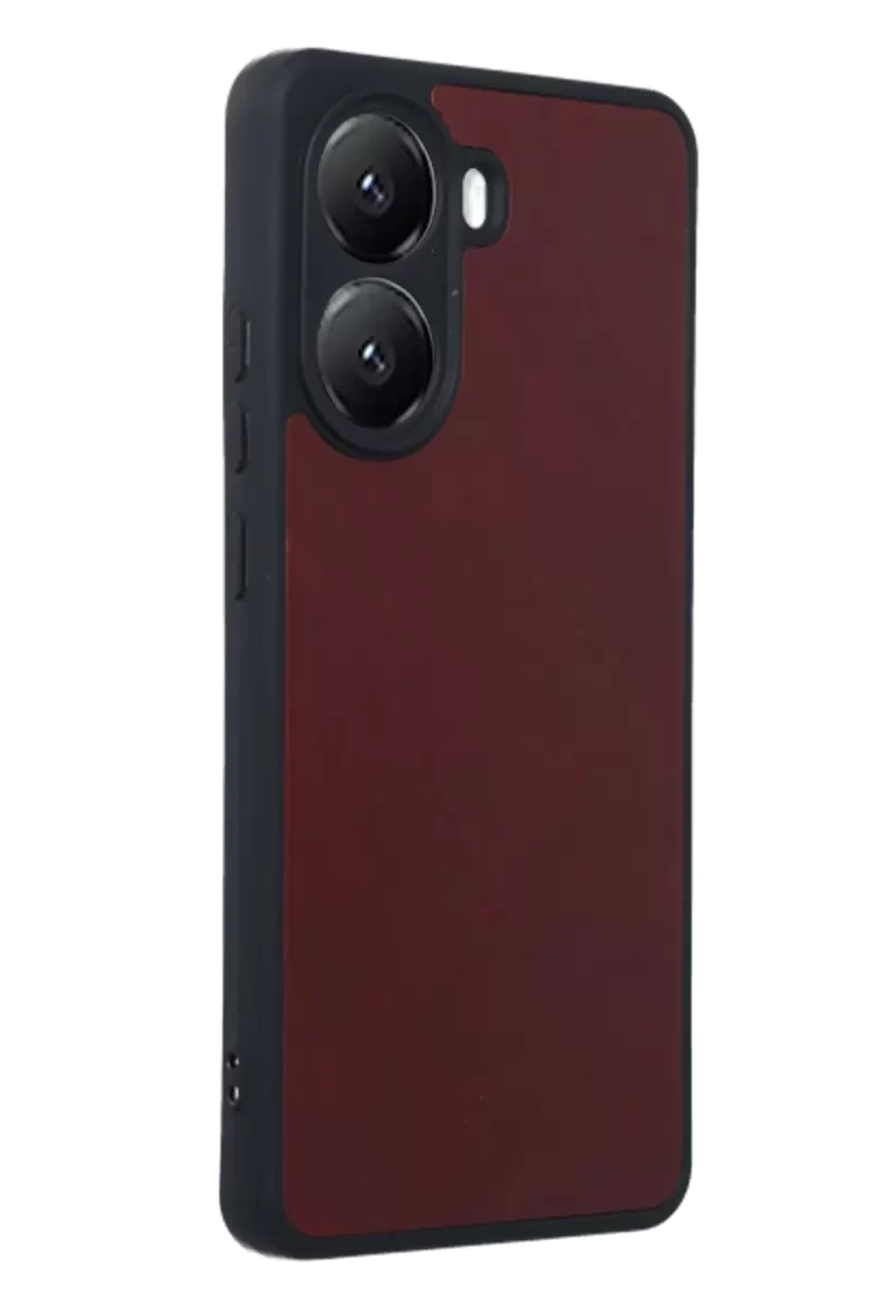 Newface Xiaomi Poco X7 Pro Kılıf Aras Deri Kapak - Bordo