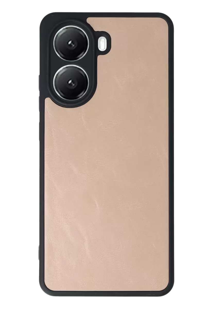 Newface Xiaomi Poco X7 Pro Kılıf Aras Deri Kapak - Pudra