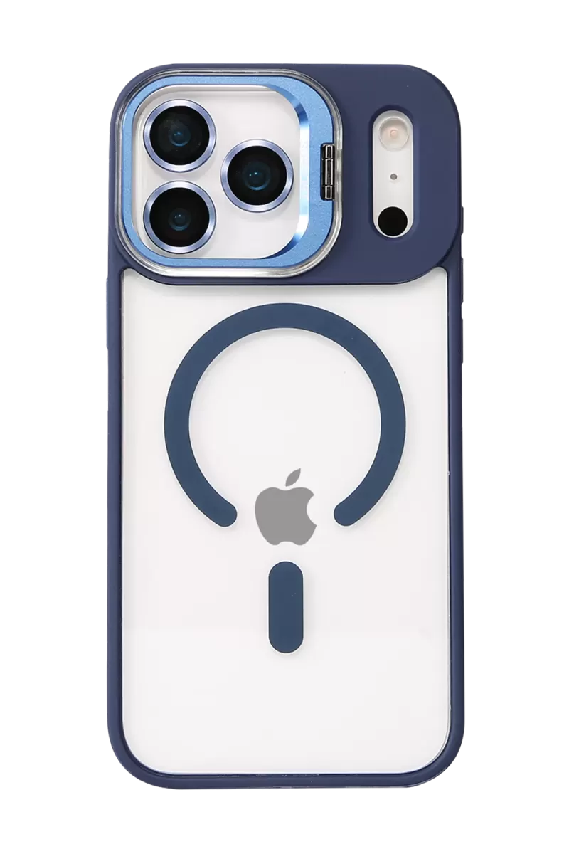 Joko Apple iPhone 17 Pro Remim Lensli Magsafe Standlı Kapak - Lacivert