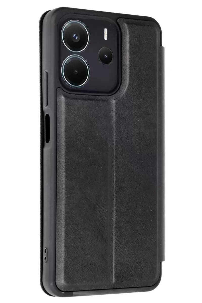 Newface Xiaomi Redmi Note 14 4G Kılıf Flip Cover - Siyah