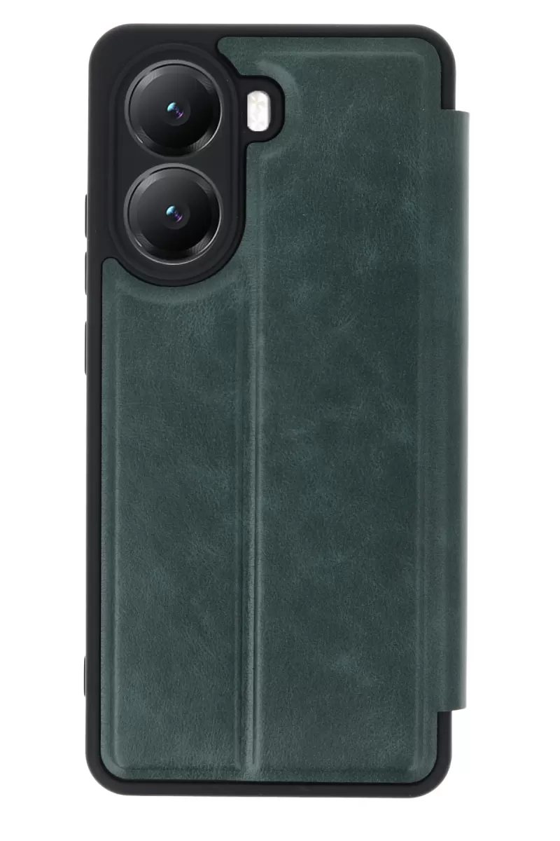 Newface Xiaomi Poco X7 Pro Kılıf Flip Cover - Koyu Yeşil